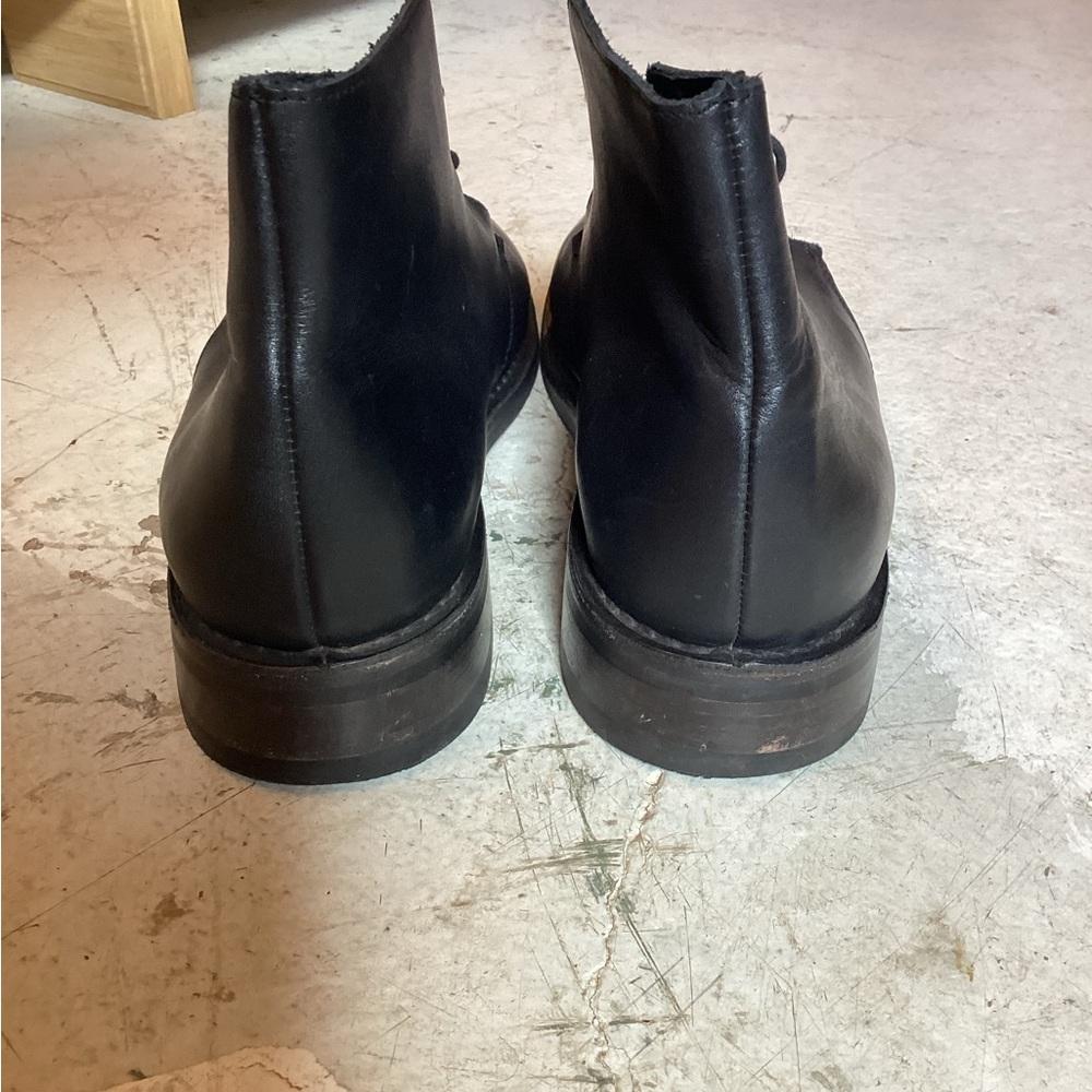 Thursday Boot Co Mens Scout Everyday Chukka Boots Blk Leather Lace Ups Size 13 - Picture 8 of 12